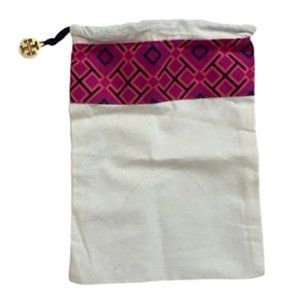 Tory Burch Pink and Orange signature protective dust bag